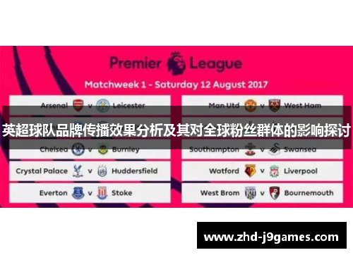英超球队品牌传播效果分析及其对全球粉丝群体的影响探讨